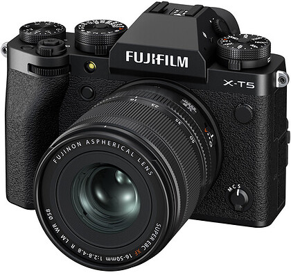 Bezlusterkowiec Fujifilm X-T5 czarny + XF 16-50mm f2.8-4.8 R LM WR | 1000 zł rabatu na obiektywy XF oraz ładowarka+akumualtor gratis