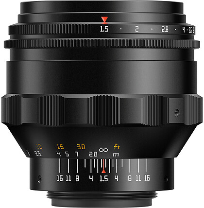 Obiektyw TTArtisan 75mm f/1.5 Swirly Bokeh - replika obiektywu Biotar - mocowanie M42