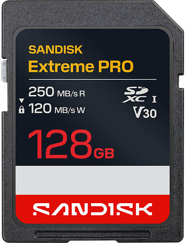 Karta pamięci SanDisk SDXC Extreme PRO 128GB (250/120MB/s) V30 UHS-I U3/SDSDXXJ-128G-GSCIN
