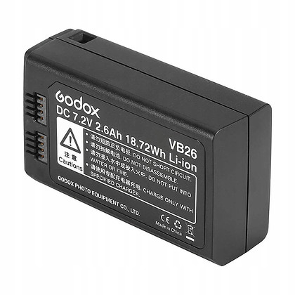 Akumulator Quadralite VB-26 do lamp Quadralite Stroboss V1, 60EVO II,  Godox V1 oraz Godox V860III