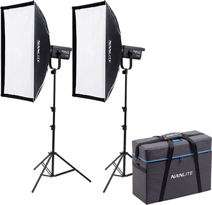 Lampa Nanlite FS-300B Bi-Colour 2 light kit with stand