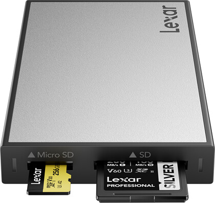 Lexar Czytnik kart Professional Workflow USB 3.2 Gen2 Reader, UHS-II, support SD/MicroSD (LPWF710N-4ANGL)