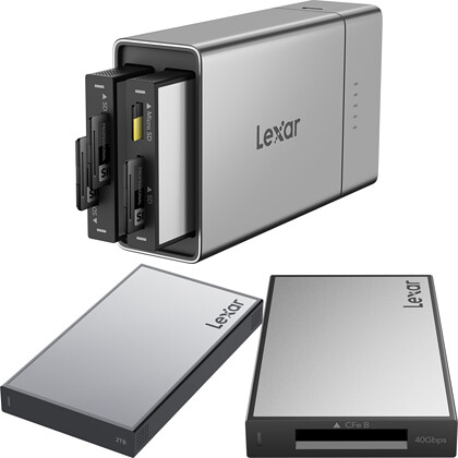 Lexar Professional Workflow Go z czytnikiem CFexpress 4.0 Type B i dyskiem 2TB SSD (LPWF600/740/502T-2TB)