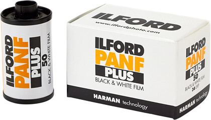 Film czarno-biały ILFORD PAN F Plus - Promocyjne ceny do 15.07.2026 lub do wyczerpania zapasów!
