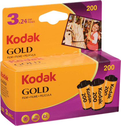 Film kolorowy KODAK GOLD 200 [135/24 zdjęcia] (3-pack) - Letnia promocja!