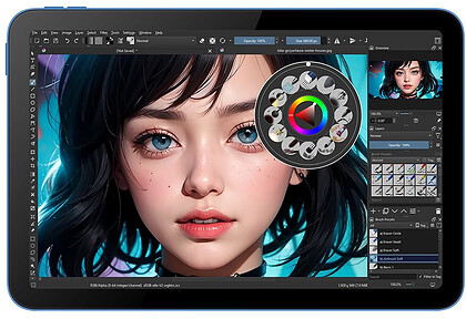 Tablet graficzny BOSTO BT-101C LCD 10,1'' (Niebieski)