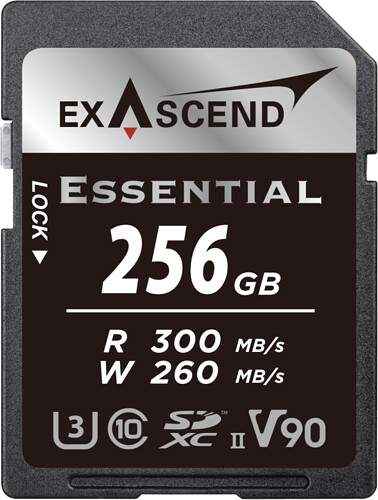 Karta pamięci Exascend SDXC 256GB Essential V90 (300/260 MB/s) (EX256GSDU2-S)