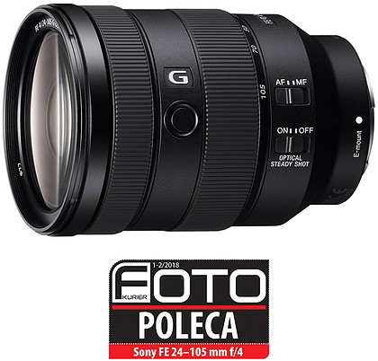 Obiektyw Sony FE 24-105mm F4 G OSS + Cashback 1000zł lub Studencki CASHBACK 430zł + Dodatkowy 1 rok gwarancji w My Sony + Dobierz filtr za 1zł