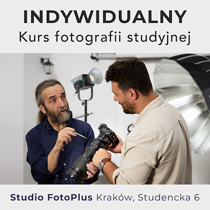 Indywidualny kurs fotografii studyjnej