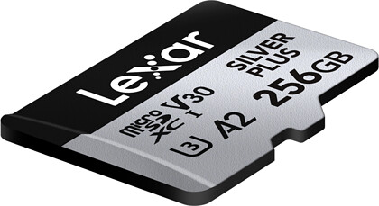 Karta pamięci Lexar microSDXC 256GB (205MB/s) 1066x Silver Plus Professional