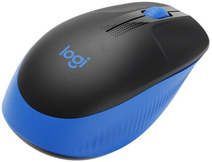 Mysz bezprzewodowa Logitech M190 czarno-niebieska (910-005907)