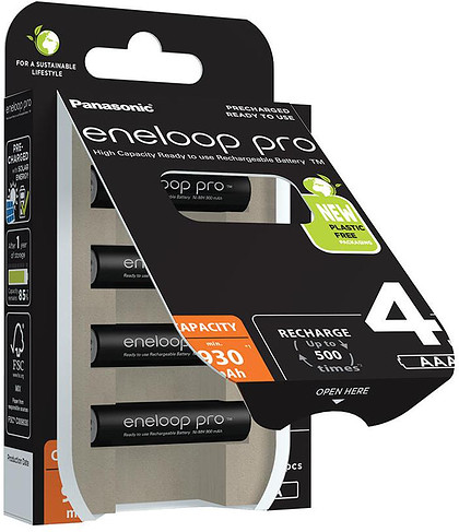 Akumulator Panasonic Eneloop Pro AAA (LR3) 930mAh /4szt (BK-4HCDE/4BE)