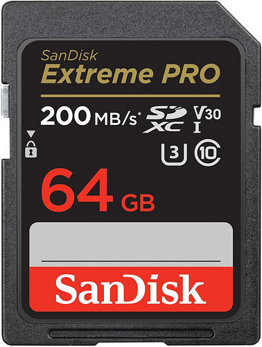 Karta pamięci SanDisk SDXC Extreme PRO 64GB (200MB/s) V30 UHS-I U3/SDSDXXU-064G-GN4IN
