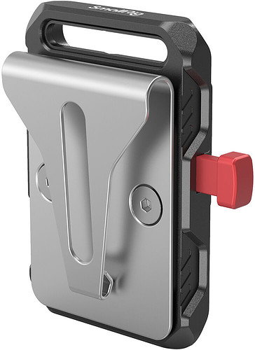 SmallRig 2990 Mini V-Lock Battery Plate with Belt Clip - adapter v-lock