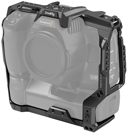 Klatka SmallRig 3382 wraz z gripem do Blackmagic Pocket Cinema Camera 6K PRO