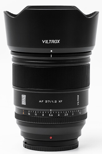 Obiektyw Viltrox AF 27mm f/1.2 Fuji X + 5 lat gwarancji po rejestracji