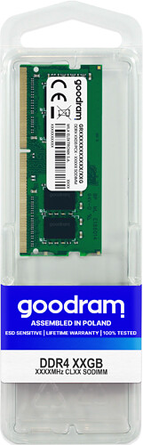Pamięć GOODRAM DDR4 SODIMM 8GB/2400 CL 17 (GR2400S464L17S/8G)