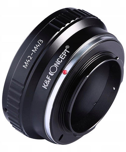 Adapter K&F M42 na m4/3