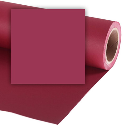 Colorama tło fotograficzne kartonowe 2,72m x 11m karmazynowe (CRIMSON CO173)