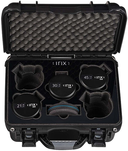 Zestaw obiektywów Irix Cine Entry Set 21mm, 30mm, 45mm - metryczny - (Arri PL)