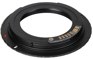 Adapter M42 - Canon EF z potwierdzeniem AF