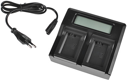 Ładowarka podwójna Zoom LCD Dual Charger do Panasonic DMW-BLF19