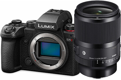 Bezlusterkowiec Panasonic Lumix S5II (body) + Sigma 35mm f/1.4 DG DN Art