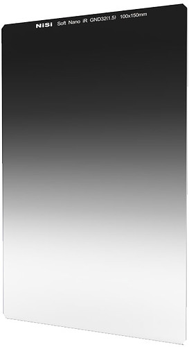 Filtr szary NiSi połówkowy miękki 100x150mm Nano IR –GND32 (1.5) Soft/system 100