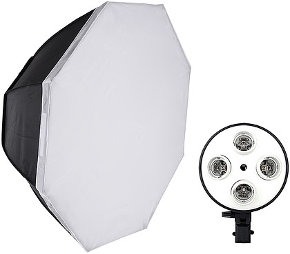 Softbox świetlówkowy 4x E27 OCTA 85cm
