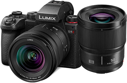 Bezlusterkowiec Panasonic Lumix S5II + 20-60mm f/3.5-5.6 + 50mm f/1.8 - Oficjalna dystrybucja + Rozszerz gwarancję do 5 lat!