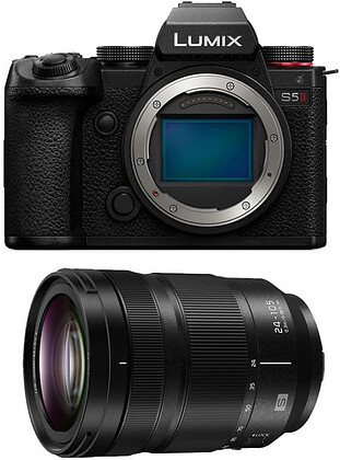 Bezlusterkowiec Panasonic Lumix S5II + 24-105mm f/4 - Oficjalna dystrybucja + Rozszerz gwarancję do 5 lat!