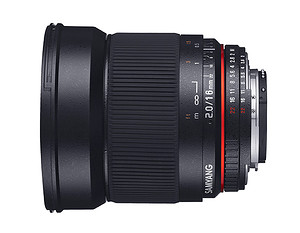 Obiektyw Samyang 16mm f/2,0 ED AS UMC CS (Canon)