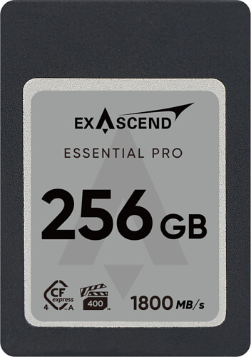 Karta pamięci Exascend CFexpress 256GB Type A Essential PRO (1800/1650 MB/s) (EXPC4EA256GB)