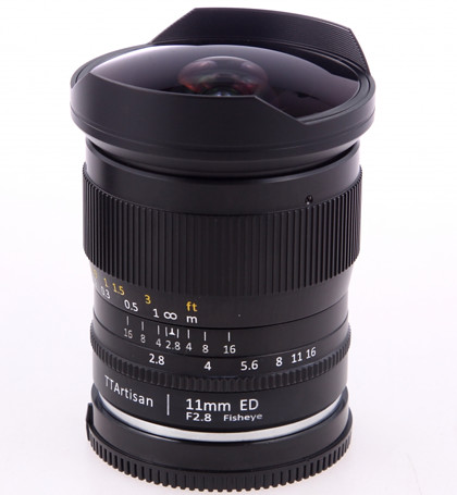 Obiektyw TTArtisan 11mm f/2,8 FishEye - mocowanie Canon RF