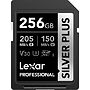 Karta pamięci Lexar SDXC 256GB 1066x (205MB/s) Silver Plus Professional