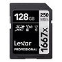 Karta pamięci Lexar SDXC 128GB 1667x (250MB/s) v60 Professional