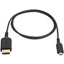 eXtraThin kabel micro HDMI - HDMI 80 cm - 4k 60p