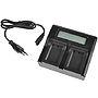 Ładowarka podwójna Zoom LCD Dual Charger do Sony NP-FW50